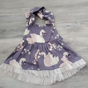 Fancy Toddler Swan Dress